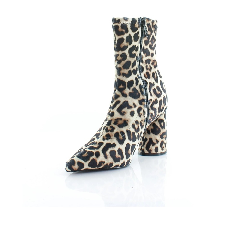 Steve Madden Valyant Women's Boots Leopard Velvet Size 8